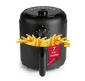Produktbild: GOURMETmaxx Heißluftfritteuse 2,3 l, Airfryer mit Timerfunktion (60 Minuten Timer), 100 W, Nahezu ohne Öl, Vorheizen & Warmhalten, 1000 W &, 8 in 1 Funktionen