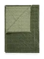 Produktbild: ESSENZA Plaid Julia Forest Green, 150x200 cm - 100% Baumwollsamt - Uni