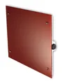 Produktbild: Jollytherm Glas Infrarotheizkörper 50 x 50 cm / Heizleistung ca. 350 W - Rot - 10502