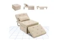 Produktbild: FLEXISPOT Schlafsofa Relaxsessel mit Liegefunktion, Loungesessel, Ottoman, inkl. Kissen, Beige, Klappsofa, keine Montage erforderlich, Max. bis 300KG