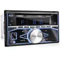 Produktbild: XOMAX XM-2CDB622 Autoradio mit CD-Player, Bluetooth, RDS Radio Tuner, 7 Farben einstellbar (Rot, Blau, Grün, Gelb, Lila, Weiß, Türkis) USB, SD für MP3 WMA, AUX, 2x Subwoofer Anschluss, 2DIN