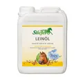 Produktbild: Leinöl für Pferde, 100% naturreines Öl, kaltgepresst, kann den Fellwechsel, d...