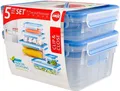 Produktbild: 12 Stk. Emsa Frischhaltedosen-Set CLIP CLOSE 5ER SET Kleingeräte 512753