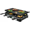 Produktbild: Adler | ad 6616 | raclette - Elektrogrill | Tisch | 1400 w | schwarz/Edelstahl - Silber