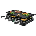 Produktbild: Adler AD 6616 Raclette Elektrogrill 1400W 8 Personen Tischgrill Fleisch Gemüse