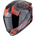 Produktbild: Scorpion EXO-1400 Evo II Air Linart Helm, schwarz-rot, Größe 2XL für Männer