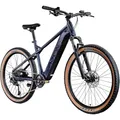 Produktbild: AGON Alpha E Bike Mountainbike Herren oder Damen 170-190 cm Pedelec 27,5 Zoll Hardtail MTB Trail mit Ananda Motor (Arctic fire Black, 48 cm)