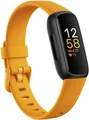 Produktbild: Fitbit Inspire 3 - Schwarz - Aktivitätsmesser mit Band - Silikon - Orange - Handgelenkgröße: bis zu 221 mm - Bluetooth - Schwarz, Morning Gloww (FB424BKYW)