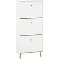 Produktbild: Schildmeyer Schuhkipper Bjarne 3 Klappen 131 cm x 59,8 cm x 19,55 cm Weiß-Matt
