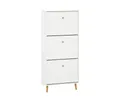 Produktbild: Tchibo - Schuhschrank »Bjarne« - 59,8x19x131cm - braun - Holz / Eichenholz / Metall