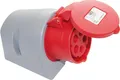 Produktbild: PCE CEE-Wandsteckdose Turbo IP44 400V 32A Rot/Grau