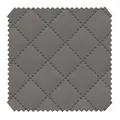 Produktbild: novely® SOLTAU Kunstleder - 3-lagig gesteppter Möbelstoff - Kaschierter Volumen-Polsterstoff mit Karo-Muster - Pflegeleichte Meterware 1lfm | Farbe: 24 Schlammgrau