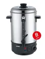 Produktbild: DMS 8L Glühweinkocher Edelstahl – Heißgetränkeautomat mit Zapfhahn 1800W
