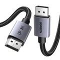 Produktbild: Kabel DisplayPort 1.4 8K/60Hz mit geflochtenes 3m Ugreen Videokabel Schwarz-grau
