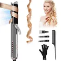 Produktbild: 2 In 1 Lockenstab Glätteisen Mit 40 Lonenluftauslass, Lockenstab Große Locken...