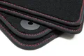 Produktbild: teileplus24 Auto-Fußmatten 108 Velours Fußmatten kompatibel mit VW UP / Skoda Citigo / Seat Mii