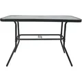 Produktbild: Glas Gartentisch Esstisch 110x55