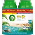 Produktbild: Reckitt Benckiser Deutschland GmbH Air Wick Freshmatic Max, Nachfüller, Tag am Meer, Erfrischendes Duftspray neutralisiert die 5 häufigsten Geruchsquellen, 1 Set = 2 Sprühdosen à 250 ml 3254657