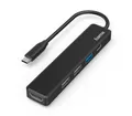 Produktbild: Hama USB-C Hub Multiport, 5 Ports, 3x USB A, USB C, HDMI™, Notebook, Laptop USB-Adapter USB-C zu HDMI, USB Typ A, USB-C