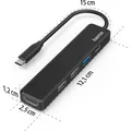 Produktbild: Hama USB-C-Hub (USB-C, 5 Ports) (00200117)