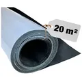 Produktbild: Hanse Syntec Systems Dachbahn EPDM Dachfolie EasyStick 1,30mm schwarz, selbstklebende Dachbahn, (1-St), selbstklebend, 100x500cm, schwarz 1 m x 20 m