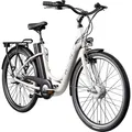 Produktbild: Agon Axis E-Bike 26 Zoll Citybike weiß