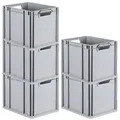 Produktbild: PROREGAL SparSet 5x Eurobox NextGen Economy, Griffe offen, HxBxT 32x30x40cm, 30 Liter, Eurobehälter, Box, Transportbehälter