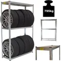 Produktbild: TRUTZHOLM Reifenregal Für 8 Räder 180x120x40 cm 795 kg