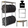 Produktbild: Reifenregal  Reifenständer Lagerregal 180  x118  x 40 795kg höhenverstellbar