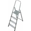 Produktbild: Krause - Corda Alu Trittleiter Stehleiter 4 Stufen Standhöhe Bis 80 Cm Klapptritt