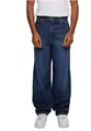 Produktbild: Urban Classics Herren Heavy Ounce Baggy Fit Jeans – Weite Denim Hose im Loose Fit aus Baumwolle, Wide Leg Jeans im 90s Streetwear Style für Freizeit & Alltag,New Dark Blue Washed,32