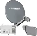 Produktbild: Kathrein CAS 90 gr Sat-Antenne multifeedfähig graphit (grau) - 8 Teiln. Unicable