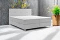 Produktbild: Boxspringbett RIO mit Bettkasten 180 x 200 cm Webstoff Grau Bett Bettkasten Topper