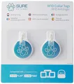 Produktbild: Sure Petcare RFID-Halsbandanhänger, kompatibel mit der SureFlap Mikrochip-Katzenklappe/-Haustierklappe, dem SureFeed Mikrochip-Futterautomaten und Futterautomaten Connect, Felaqua Connect, 2er-Pack