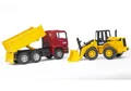 Produktbild: Bruder MAN TGA Kipp-LKW + Gelenkradlader FR 130