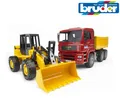 Produktbild: Bruder Spielzeug 02752 Mann TGA Konstruktion Kipper + Ladung Schaufel 1:16 Skala