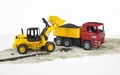 Produktbild: Bruder MAN TGA Kipplastwagen mit Gelenkradlader FR130 1:16 02752