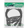 Produktbild: 16657F InLine Netz-Y-Kabel 1x Schutzkontakt ST zu 2x Kaltgeräte 5m ~D~