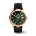 Produktbild: Daniel Wellington kultige Sheffield automatische grüne Zifferblatt Leder Herr...