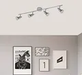 Produktbild: Trango 4-flammig 2890-048-5W LED Deckenleuchte *OSCAR* inkl. 4x 5 Watt GU10 LED Leuchtmittel in Chrom-Optik I Deckenlampe I Deckenstrahler I Deckenspots I Wohnzimmer Lampe schwenkbar und drehbar