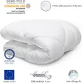 Produktbild: H&F Heimtextilien Bettdecke 155x200 Winterbettdecke | Warm and Weiche | Steppdecken bezug: 100% mikrofaser | Allergiker bettwäsche mit   | Füllung: 1400g