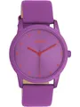 Produktbild: OOZOO Quarzuhr Damenuhr C11173 Lila Lederband 38 mm