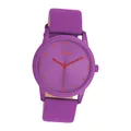Produktbild: Oozoo Damen Armbanduhr Timepieces Analog Leder lila UOC11173