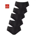 Produktbild: petite fleur Jazz-Pants Slips (5er-Pack) aus weicher Pikee-Qualität schwarz 52
