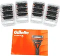 Produktbild: Gillette Ersatzrasierklingen Rasur Zubehör Fusion5 12 Stück Schmierstreifen für optimale Pflege