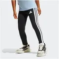 Produktbild: adidas Sportswear Leggings LG 3S LEG 230 (1-tlg) sportlicher Stil mit 3-Streifen, für Kinder, mit Gummizug schwarz 128