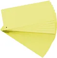 Produktbild: EXACOMPTA Trennstreifen 105 x 240 mm gelb 180 g/qm 100 Stück
