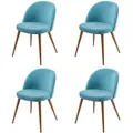 Produktbild: MCW Esszimmerstuhl, Türkis, Textil, 48x77x46 cm, Esszimmer, Stühle, Esszimmerstühle, Vierfußstühle