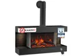 Produktbild: KAMINIO Elektrokamin LIZ, Elektrischer Kamin: 3D-Flammeneffekt, LED-Ambientelicht, Heizung 1800W