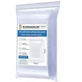 Produktbild: 100 Stück Druckverschlussbeutel 55x65mm 5,5x6,5cm 90my extra stark Zip Beutel mit Verschluss immer wieder verschließbar Plastiktüten Zipper baggys Tüten FBA-geeignet! WeltiesSmartTools